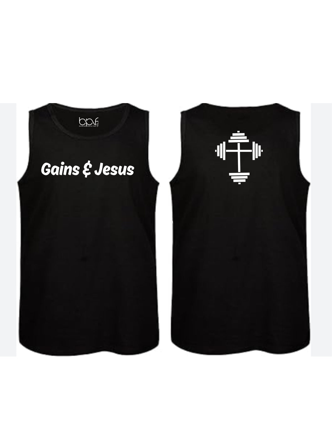 Gains And Jesus Men's Tank